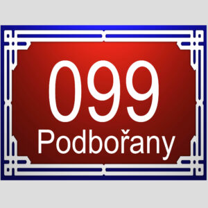 Číslo popisné na dům Praha